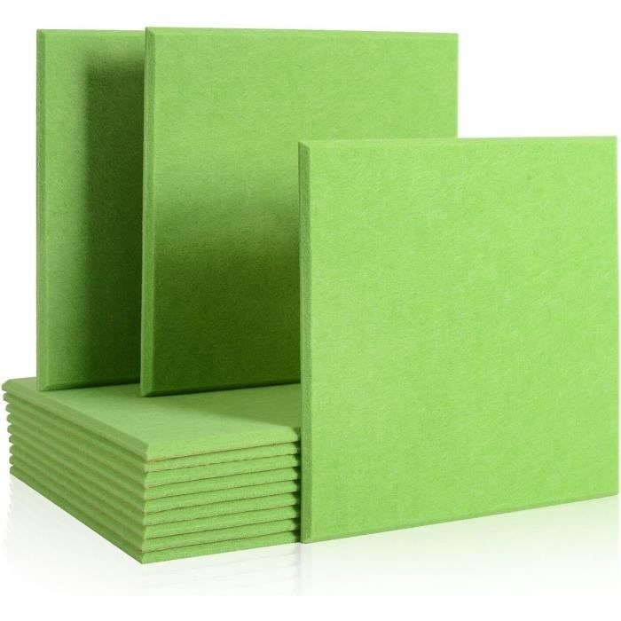 Lot De 6 Panneaux Acoustiques BXI 40x30x0,9cm - Haute Densité 200kg/m³, Réduction écho Pour Studio, Bureau, Home Cinéma - 3