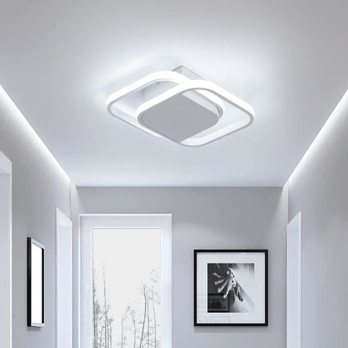 Diffuseur De Lumière Rond 30cm Pour Plafonnier - Abat-Jour Acrylique Blanc, Installation Plafond