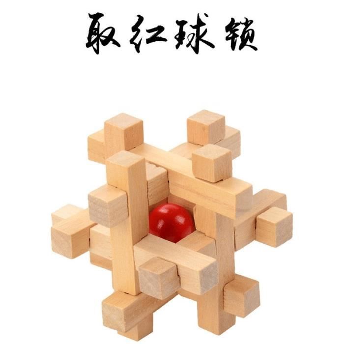 Puzzle 3D Loup  Casse Tête Bois