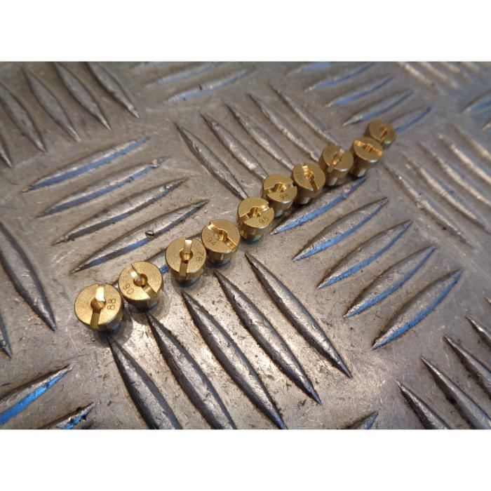 Carburetor Main Jet Set for Dellorto Carburetor 6MM / 10 Pieces / 50-68 M6