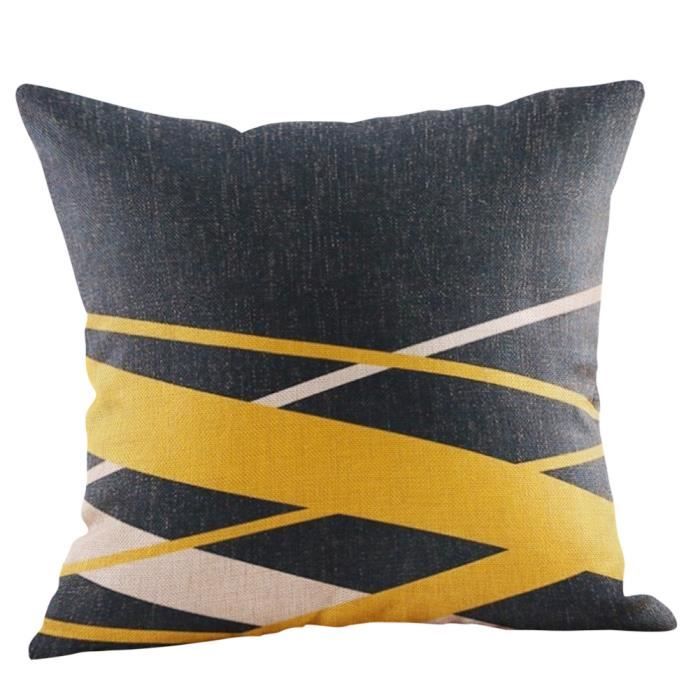 coussin moutarde