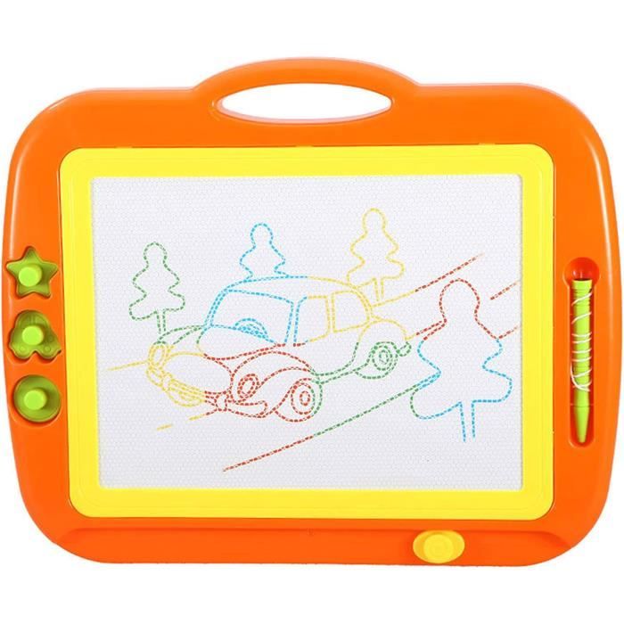 Boîte à Puzzle Magnétique Enfant - Jeu D'Habillage Du Visage, Planche à Dessin + Accessoires, Éducatif Et Sensoriel 3-6 Ans