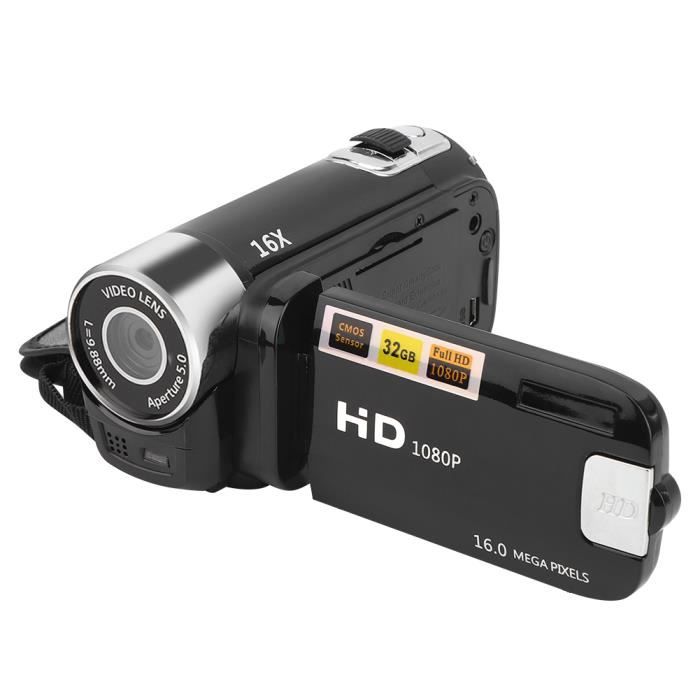 XUY Caméscope Numérique Dh-90 16X Zoom 2,4 Pouces Écran d'Affichage Coloré Caméra Haute Définition Image Vidéo