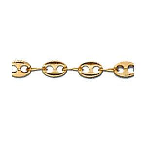Chaine cheville - 1001 BIJOUX - Plaqué Or - Longueur 25 cm - Largeur 02 cm