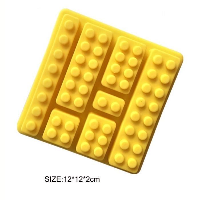 Moule A Gateau En Silicone En Forme De Robot Lego Plateau A Glacons Chocolat Jello Brownie Dessert Patisserie a9684 Cdiscount Maison