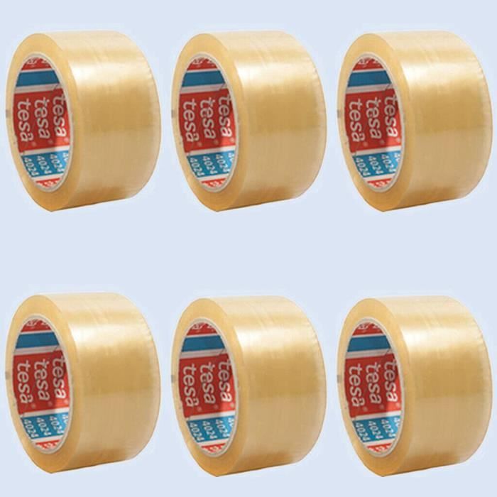 Pack De 6 Rollos De Cinta De Embalar Marrón Fuerte - 48mm X 150m Cada Uno