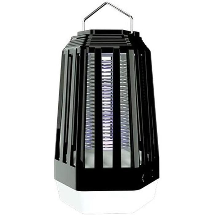 Lampe Anti-moustiques 2 En 1 + Ventilateur - 20W UV - 4800 MAh - Parfaite Pour Camping, Chambre, Terrasse - 2