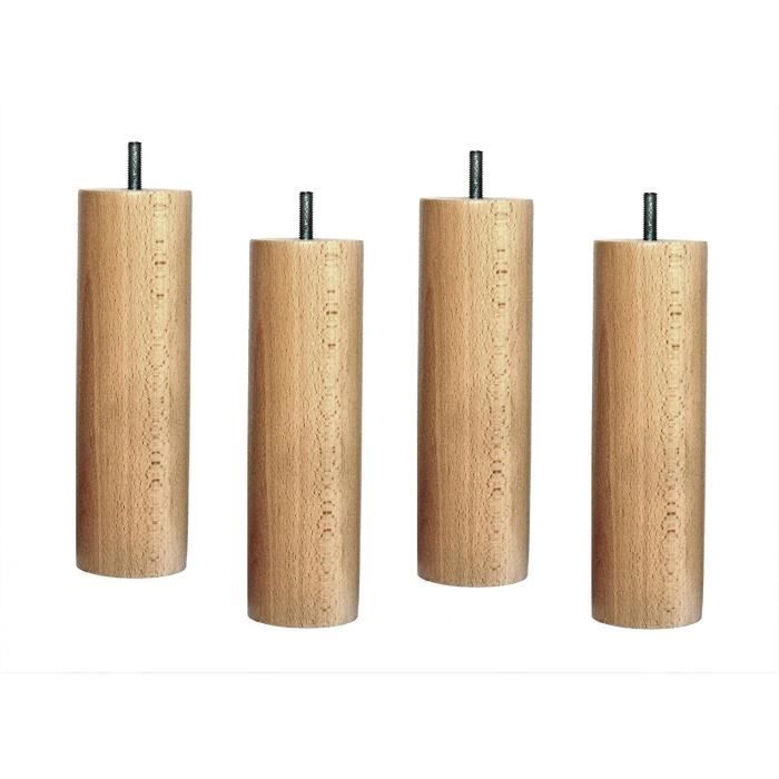 Lits Jumeaux Empilables Bois Massif Verni – 200x100cm, Hauteur 20cm, Occasion