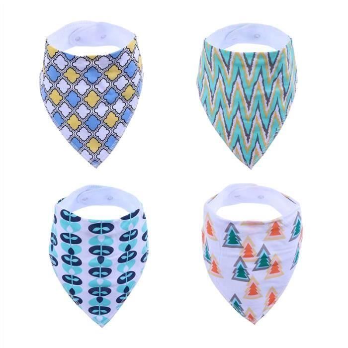 L790 4pcs Bebe Nourrissons Bandana Bave Bavoirs Coton Dentition Bavoirs Alimentation Salive Serviettes Pour Garcons Filles 018 Achat Vente Bavoir Cdiscount