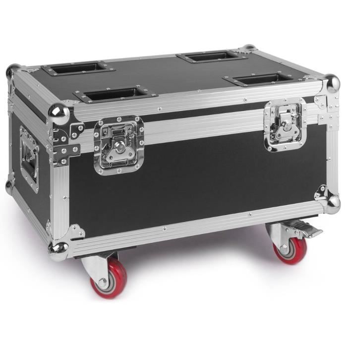 Flightcase - BeamZ - FCC9 - Rechargeable - Pour 8 projecteurs BBP9 - Robuste et pratique