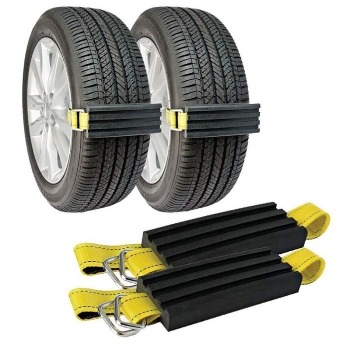 Chaînes neige,Blocs de pneus antidérapants à neige, dispositif de Traction  de pneus de boue et de sable,-pour camions-Type Yellow -G - Cdiscount Auto