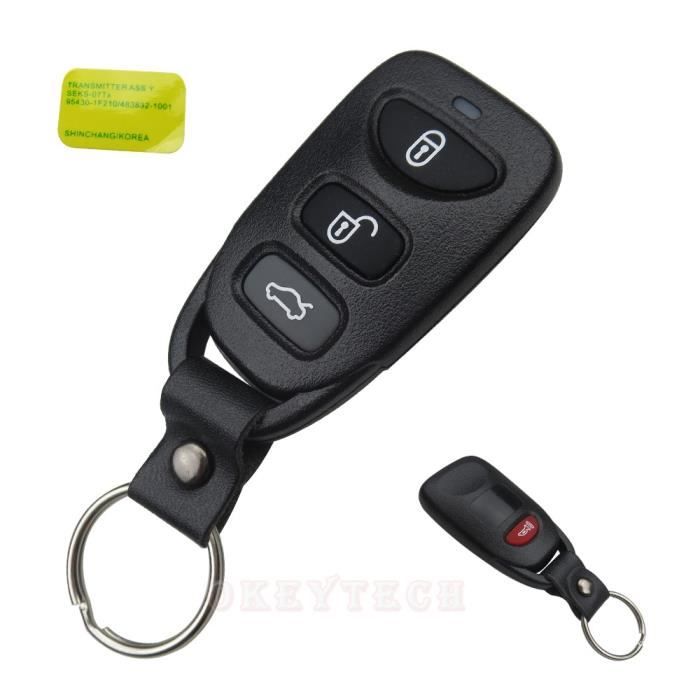 Taille -3 avec 1 b clé télécommande pour voiture, 1- pour Hyundai Kia Carens Tucson Elantra Santa FE Sonata 2006 2007 2008 2009