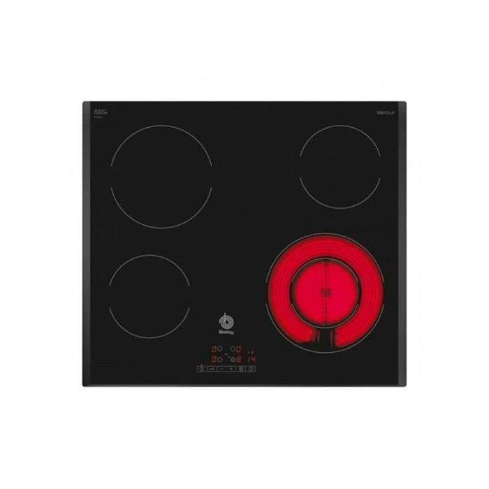 Plaque Vitrocéramique Balay 3EB721LR – 4 Zones, 6600 Watts, Sécurité Enfants