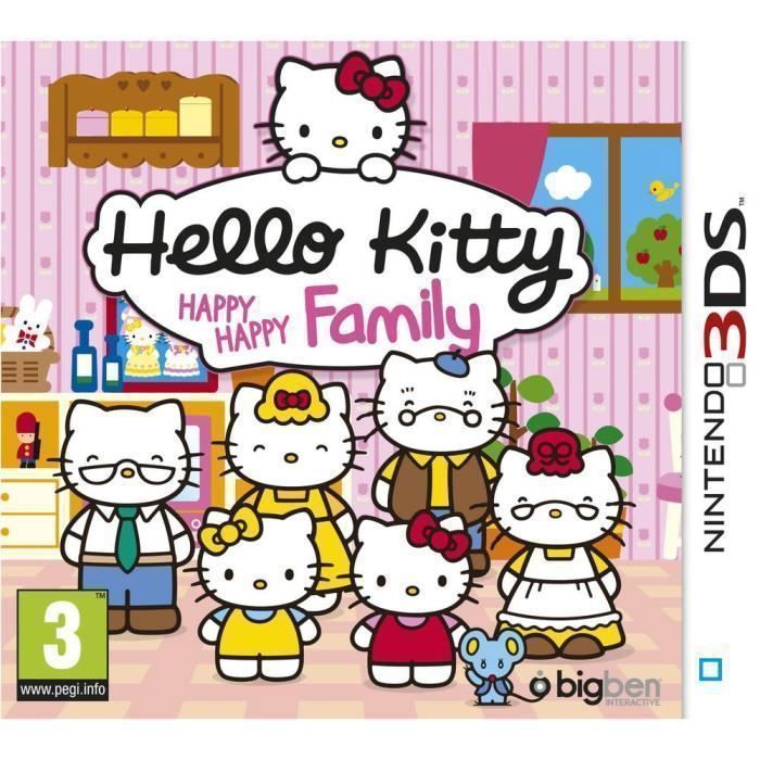 3DS HELLO KITTY HAPPY FAMILY