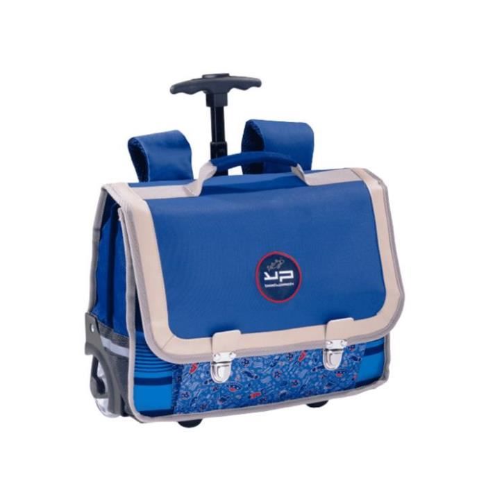BODYPACK Cartable a roulettes lumineuses VINTAGE 38 cm garcon Cartable a roulette Cdiscount