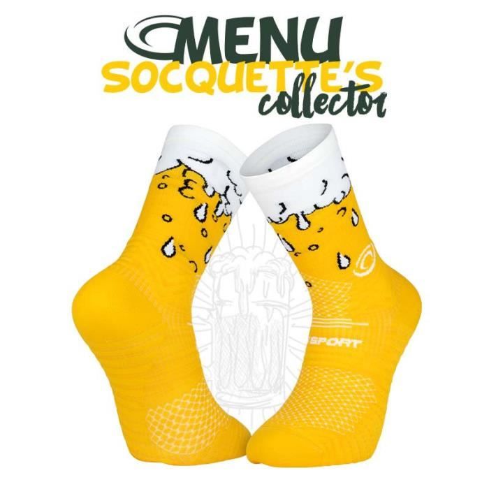 Chaussettes BV Sport Biere Ultra collector 39/41 - Blanc - Homme - Régulier - Multisport