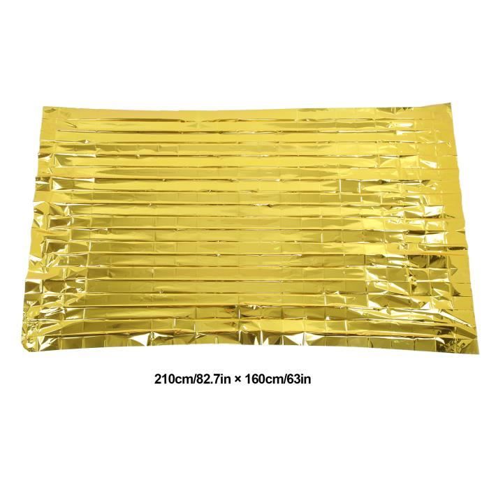 Couverture De Survie Mylar – Or/Argent – Premiers Secours, Camping, Militaire