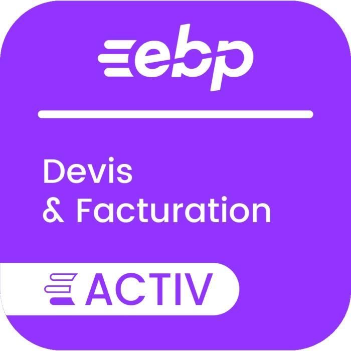 EBP Devis & Facturation ACTIV + Service Privilège - Licence 1 an - 1 poste - A télécharger