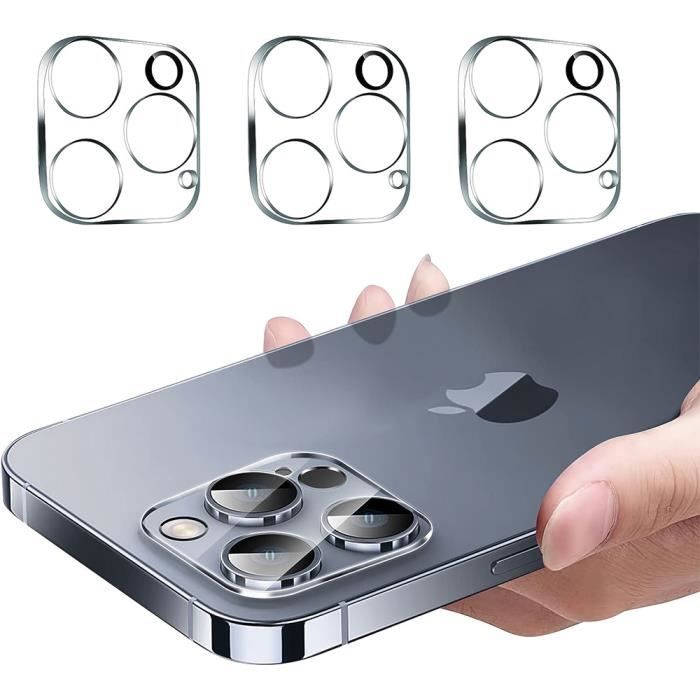 Verre Trempé Caméra Arrière pour iPhone 15 Pro, Film Protection