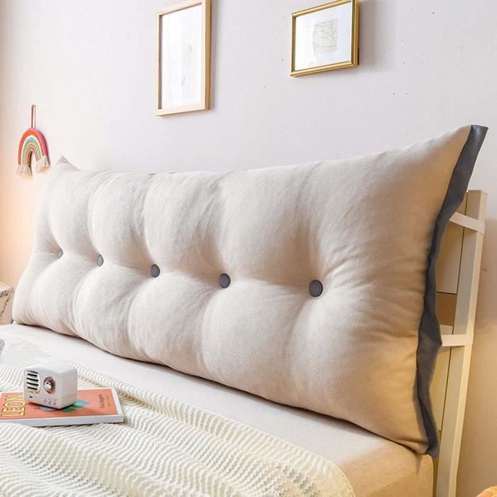 OBTUSS Coussin triangulaire de lecture avec cou réglable, soutien du dos, coussin de dossier