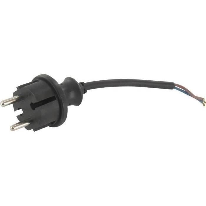 Cordon électrique adaptable pour Wolf et Sabo - Longueur: 0,13 m