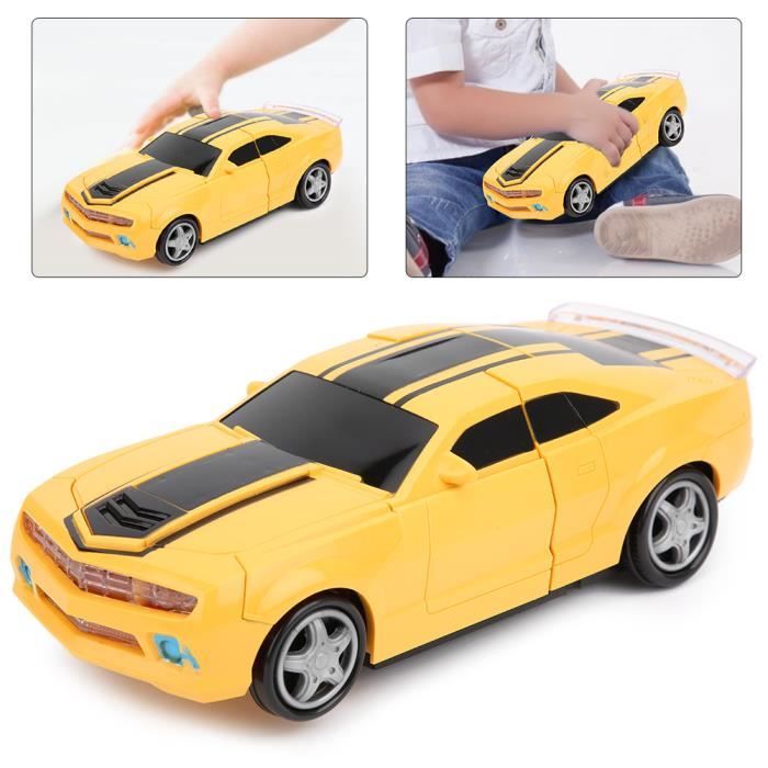 Voiture robotique de déformation de transformation de blocs de