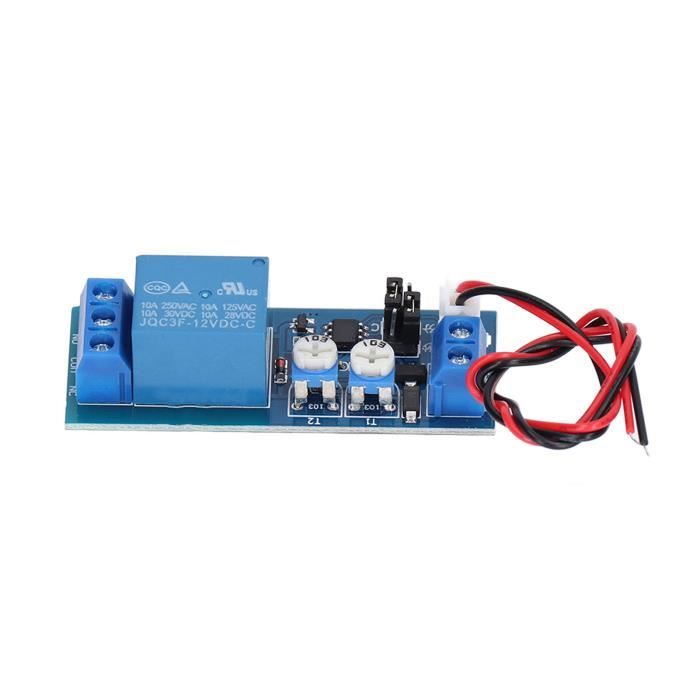 Module Minuterie Retard Walfront 0-100min - Relais 10A, AC100-250V, Réglable