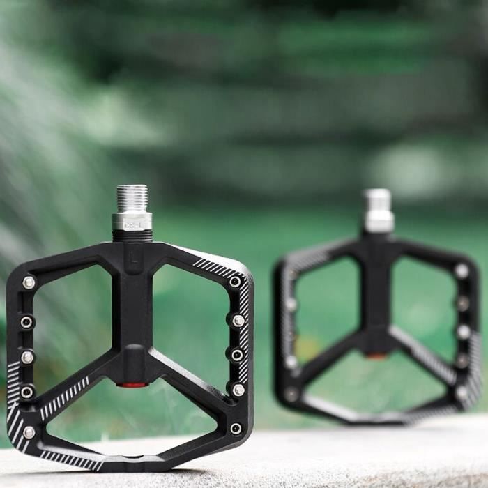 Pédale VTT Et Vélo Route En Nylon Noir - ROCKBROS - Graphite DU