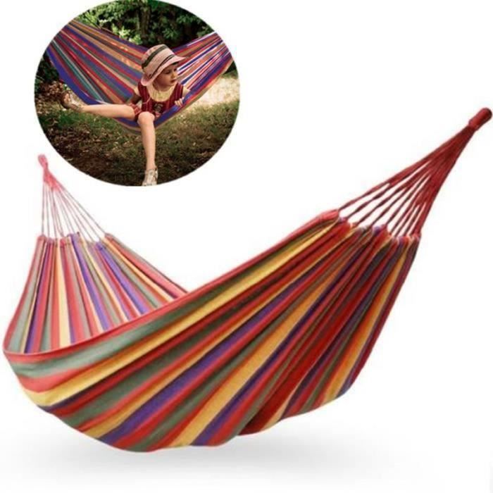 Hamac De Jardin Hamac À Double Camping Portable Avec Bracelets D'Arbres