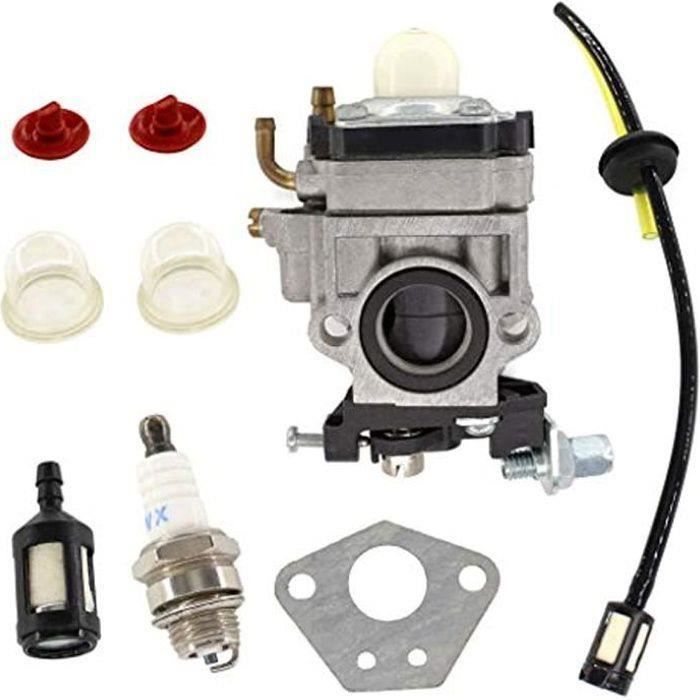 Accessori per utensili] Kit carburatore compatibile con Florabest FBS 43 A1 FBK 4 B2 4in1 Parkside PBK 4 A1 PBS 2 A1 Carburatore Decespugliatore Parti Accessori