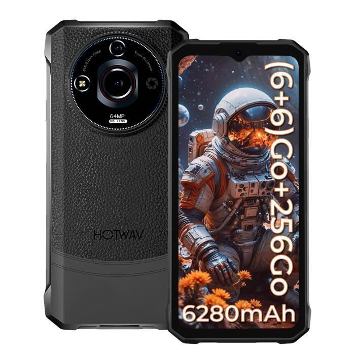 HOTWAV T7 Pro Smartphone Robuste 6Go+256Go, Écran 6,6