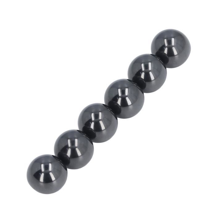 HURRISE boule magnétique en ferrite 25 pièces boule magnétique 18mm aimants  en Ferrite noire réduire l'anxiété creatifs aimant