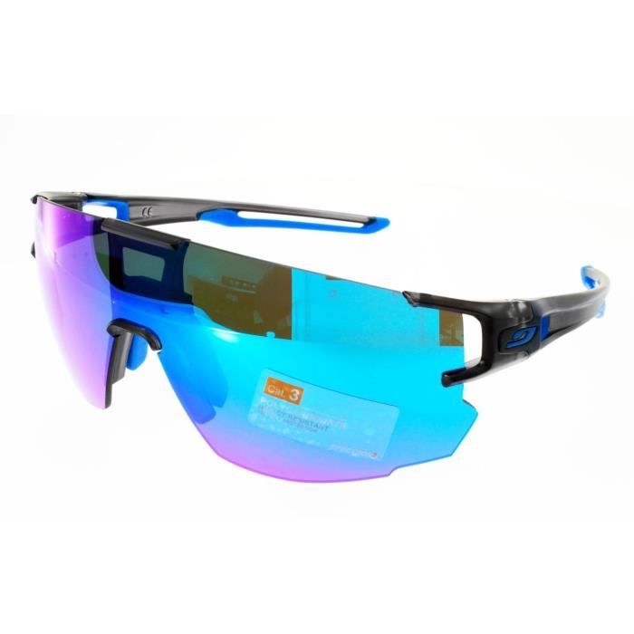 Lunettes de Soleil JULBO AEROSPEED GRIS BLEU homme Indice 3 avec vue panoramique