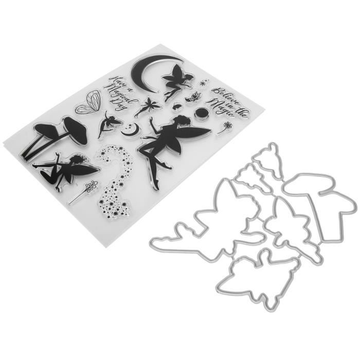 Tampon Silicone Transparent DIY - Motifs Ailes & Papillons Pour Scrapbooking