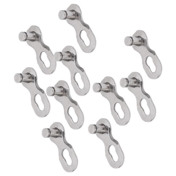 Lot De 5 Paires De Maillons Rapides Pour Chaîne De Vélo 6 à 12 Vitesses - Réutilisables, En Alliage D'aluminium - 13