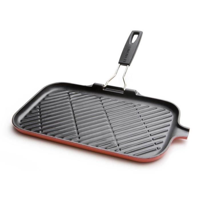 Poêle Grill Moneta Pro - 35x22cm Antiadhésive | Pour Induction & Tous Feux | Lavable Lave-Vaisselle