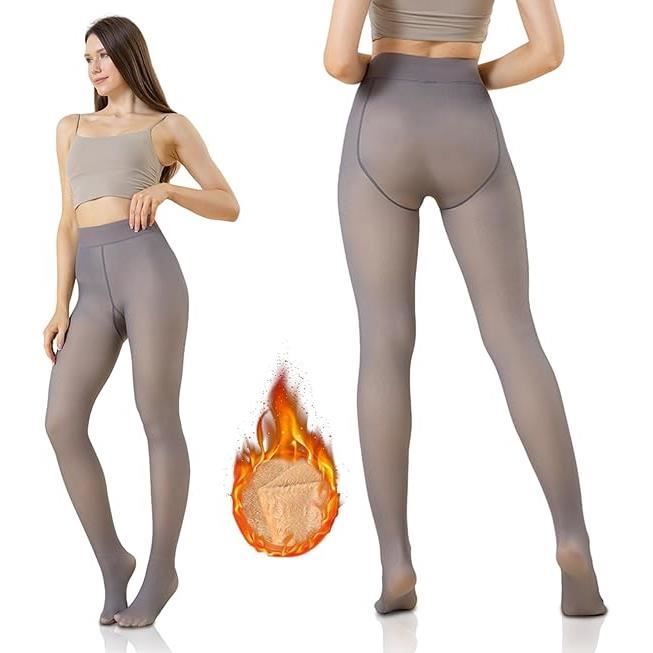 Collant Thermique Femme 220g 40 70kg Collants Thermiques Pour Femme ePais Et Chauds Collant Femme Hiver Collant D Hiver Thermiques C Cdiscount Sport