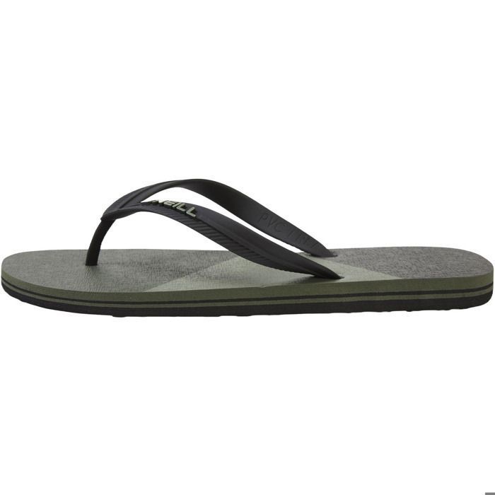 Tongs Homme O'Neill Profile Color Block Noir/Kaki Polyuréthane
