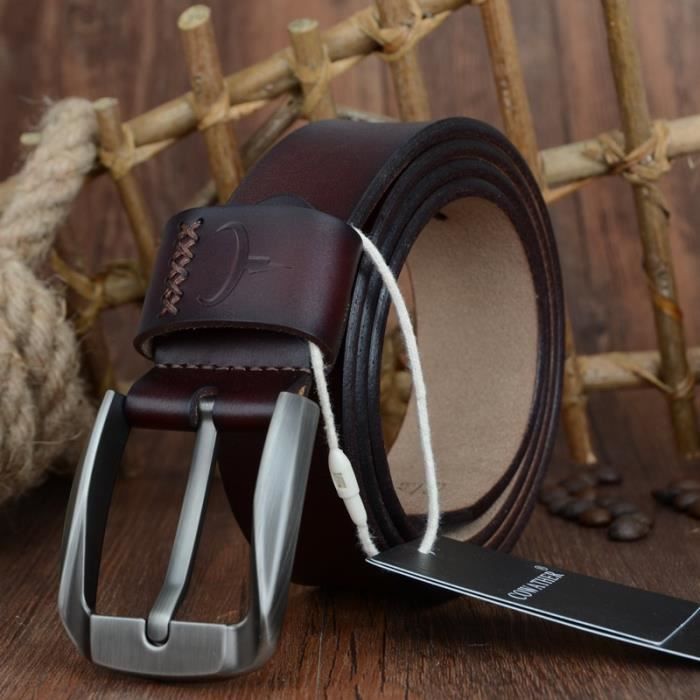 Bracelet Montre CAVADINI En Cuir Véritable - Boucle Réglable 18-26mm - Brun Foncé - Neuf Avec étiquettes