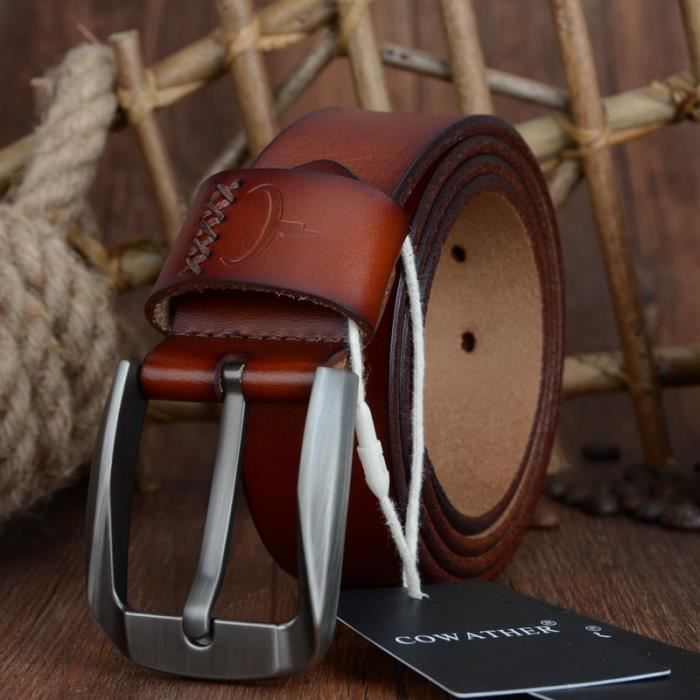 Bracelet Montre CAVADINI En Cuir Véritable - Couleur Brun Foncé - Largeur 18-26mm - Neuf étiqueté