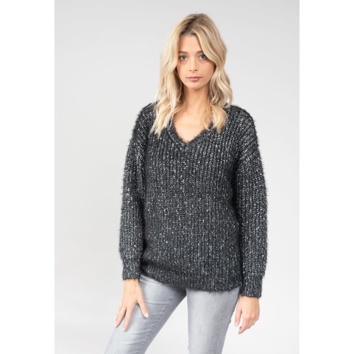 Pull femme Deeluxe edithe - noir - S