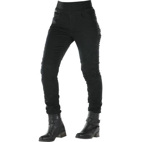 leggings moto femme overlap jane - noir - homologués ce - coques de protections genoux et hanches