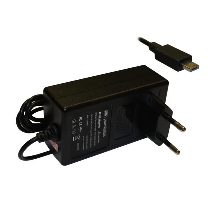 Asus E202 Chargeur batterie pour ordinateur portable (PC) compatible avec construit dans la