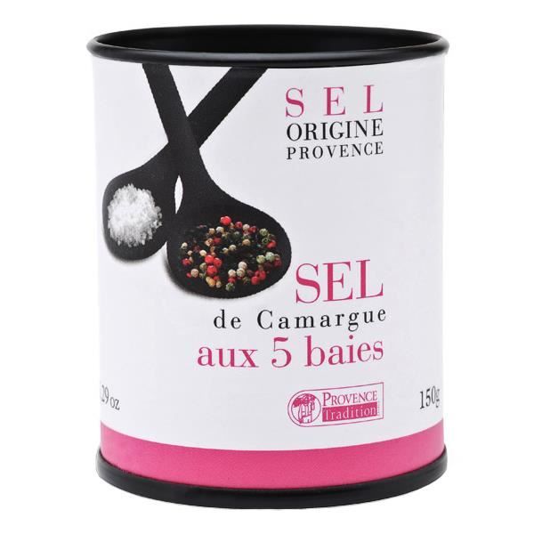 Fleur de sel de camargue aux 5 baies Provence… Cdiscount Au quotidien