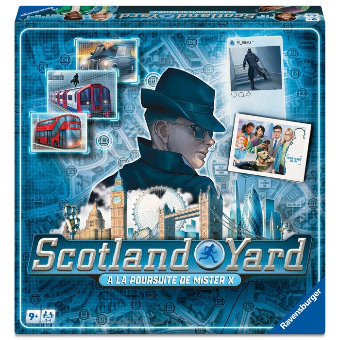 Ravensburger - Scotland Yard - Jeu pour les familles - 2 à 6 joueurs dès 8 ans - 45 - 60 minutes - 25182 - Version française