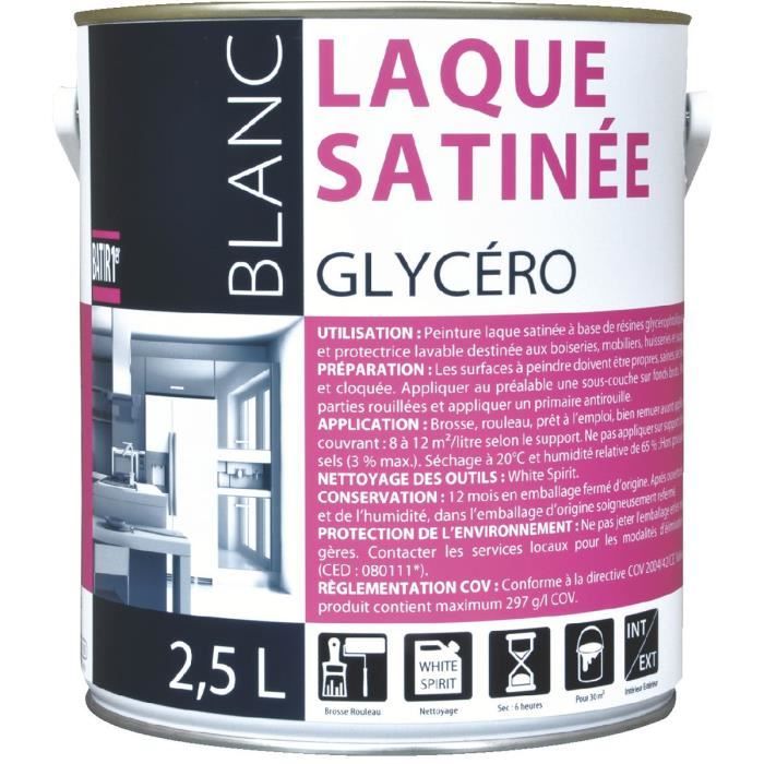 Peinture Batir 1er laque glycéro Reca Boîte 2...