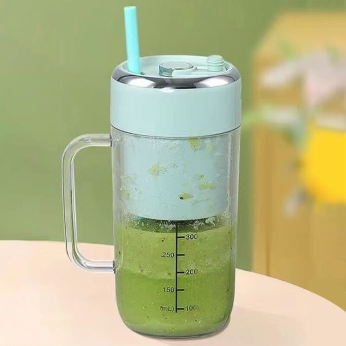 Mixeur Portable USB Avec écran Numérique - Rechargeable, Lames En Acier Inox, 500 Ml - Idéal Pour Smoothies, Maison Et Voyage