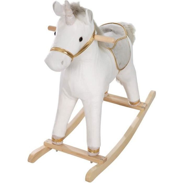 PonyCycle Modèle E Cheval à Bascule avec Frein Poney Jouet à Monter 3-5 ans  Porteur Enfant Cheval à Roulette Extérieur Jouet-E337 - Cdiscount Jeux -  Jouets