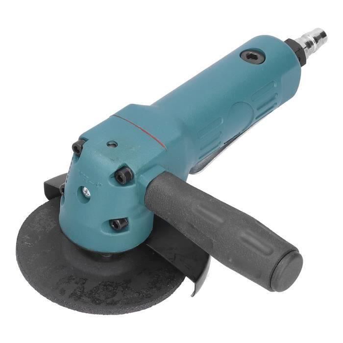 Mini ponceuse d'angle pneumatique professionnelle de 7,6 cm, 2 000 tr/min, avec disque de meulage, pour bois, pierre, matériel, artisanat, etc