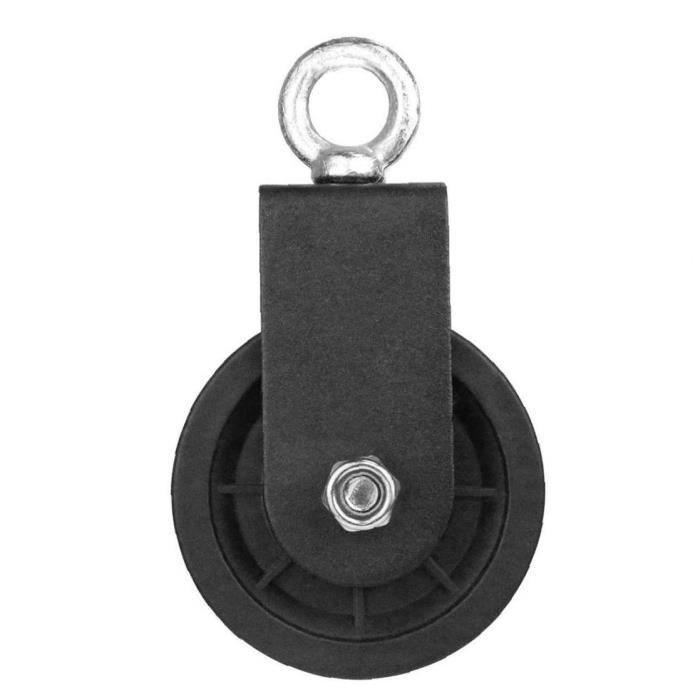 Taeku Poulie De Câble, Rotation Lisse Et Amovible, Système De Poulie Latte Fixation A Monter Soi Meme Blocs De Levage Pour Projets De Maison Corde A Linge Ascenseurs De Magasin 9 Cm